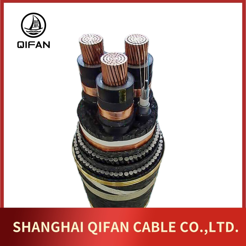 Factory Hot Sales Three Core 400mm2 XLPE Insulated 30kv 66kv 132kv Submarine Cable