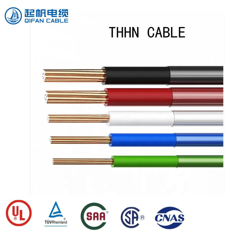 Factory Price Insulated Cu/PVC/Nylon/PVC 500 Kcmil Copper Wire Thhn Electrical Cable