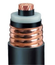 IEC 60840 66kv 110kv 132kv 150kv 220kv Cabo de Alta Tensão com Núcleo de Cobre, Isolamento XLPE, Bainha Corrugada de Cobre