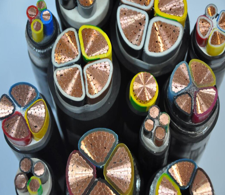 Cable de potencia no blindado de cobre y aluminio aislado con PVC de XLPE de baja tensión