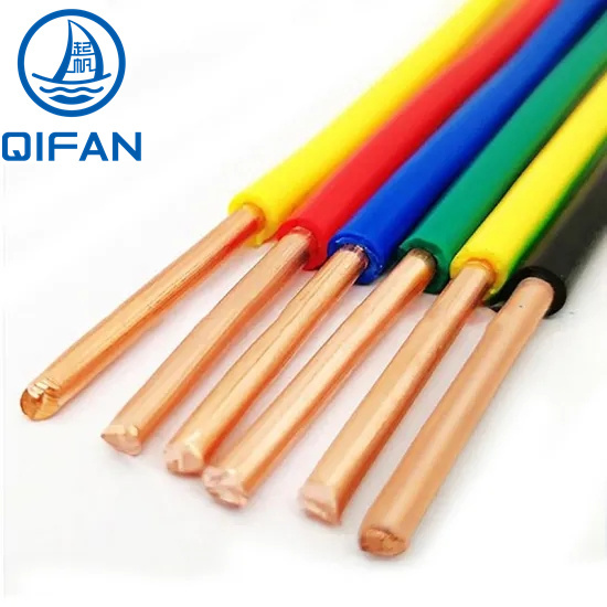 Fil Monocore Non-Emballé H07V-U avec Isolation Thermoplastique en PVC
