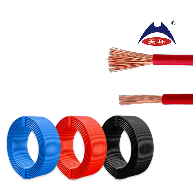 China Fabricante de Alta Calidad H07V2-K 10mm2 Cable Flexible H07V2-U H07V2-R 450V/750V Cable de Cobre PVC fabricante y proveedor