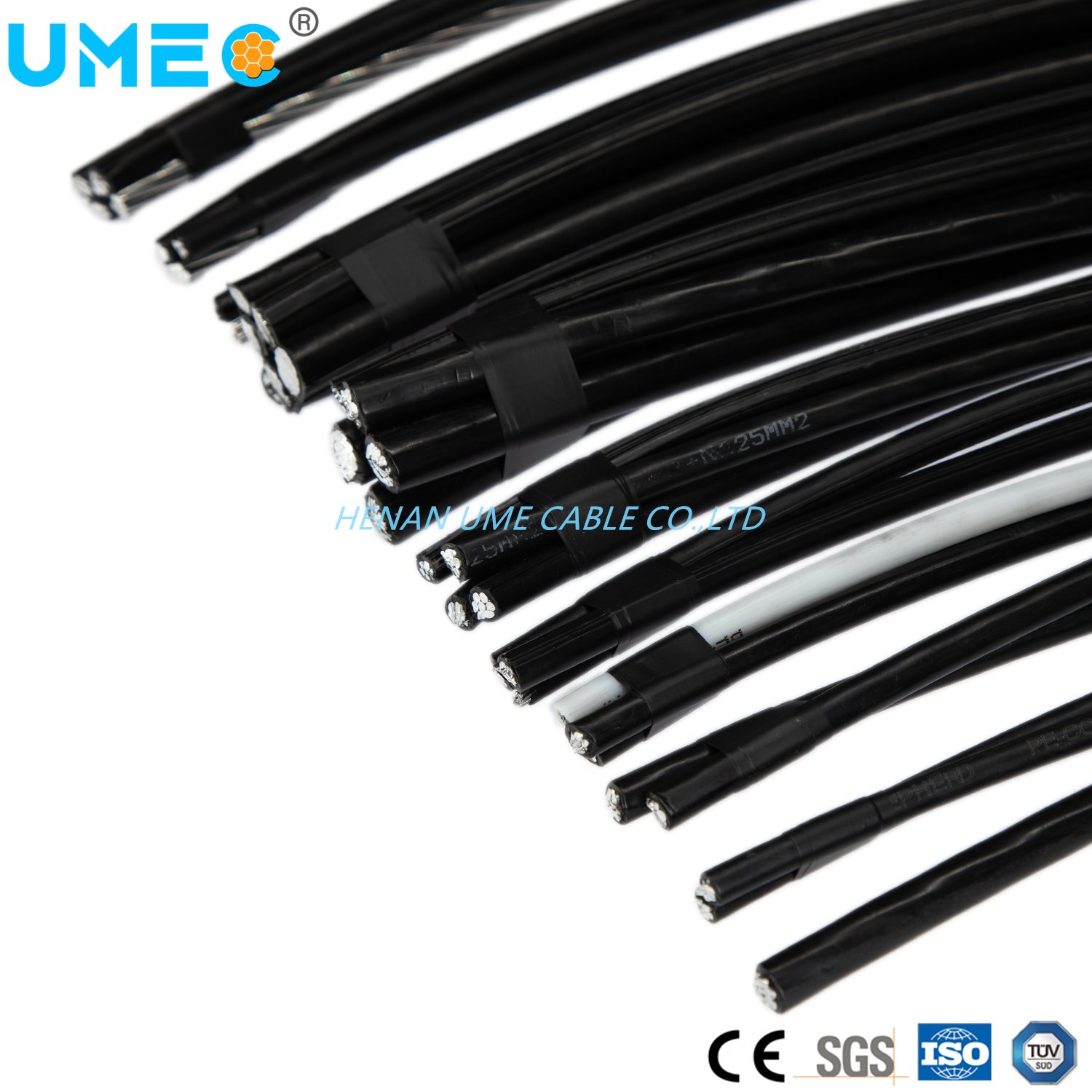0.6/1kv ABC Cable Caai Overhead Transmission Line Low Voltage Aerial Bundle ABC Cable