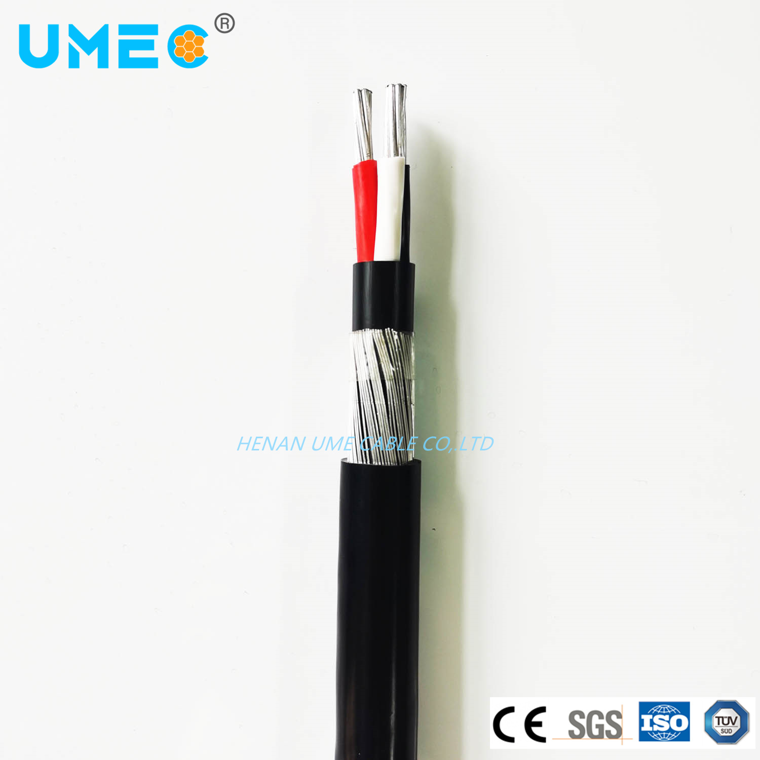 4mm-35mm XLPE Insulation PVC Sheath Concentric Cable