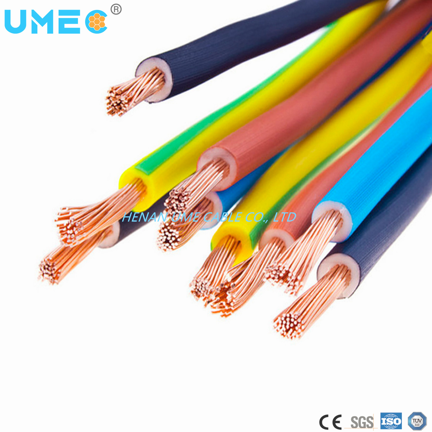 6mm2 10mm2 16mm2 450/750V Multicore Copper Wire PVC Electrical Wire Flexible Wire Building Wire H07V-K