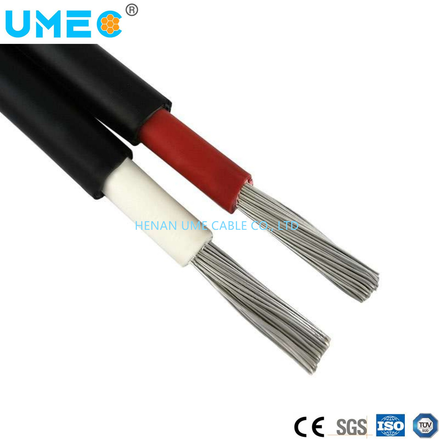 AC1000V DC1500V Photovoltaic Solar H1z2z2-K Cable 1.5 2.5 4 6 10 16 25 mm2 Xlpo XLPE Insulation Electric Cable Wire