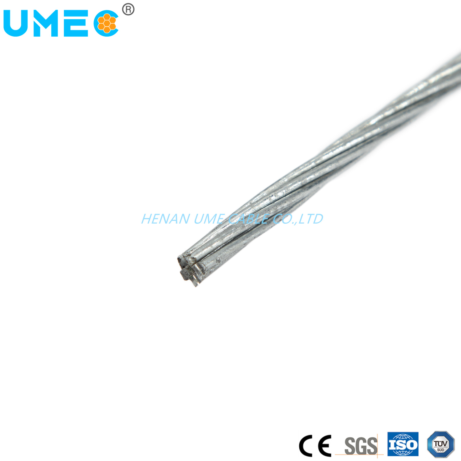 ASTM A475 Galvanized Steel Wire Strand 5/16 (7/2.64mm) Stay Wire/Guy Wire