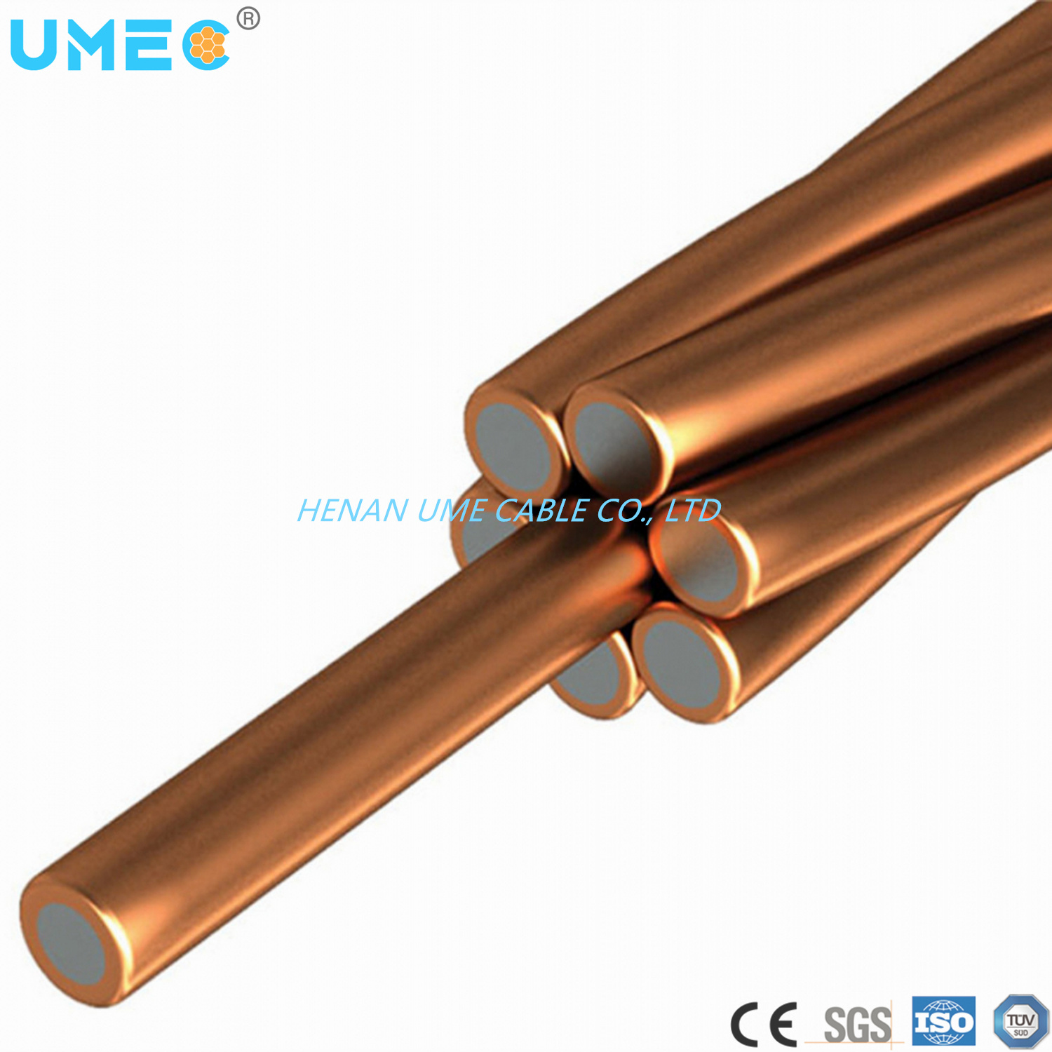 ASTM Standard Copper Clad Steel Strand Wire