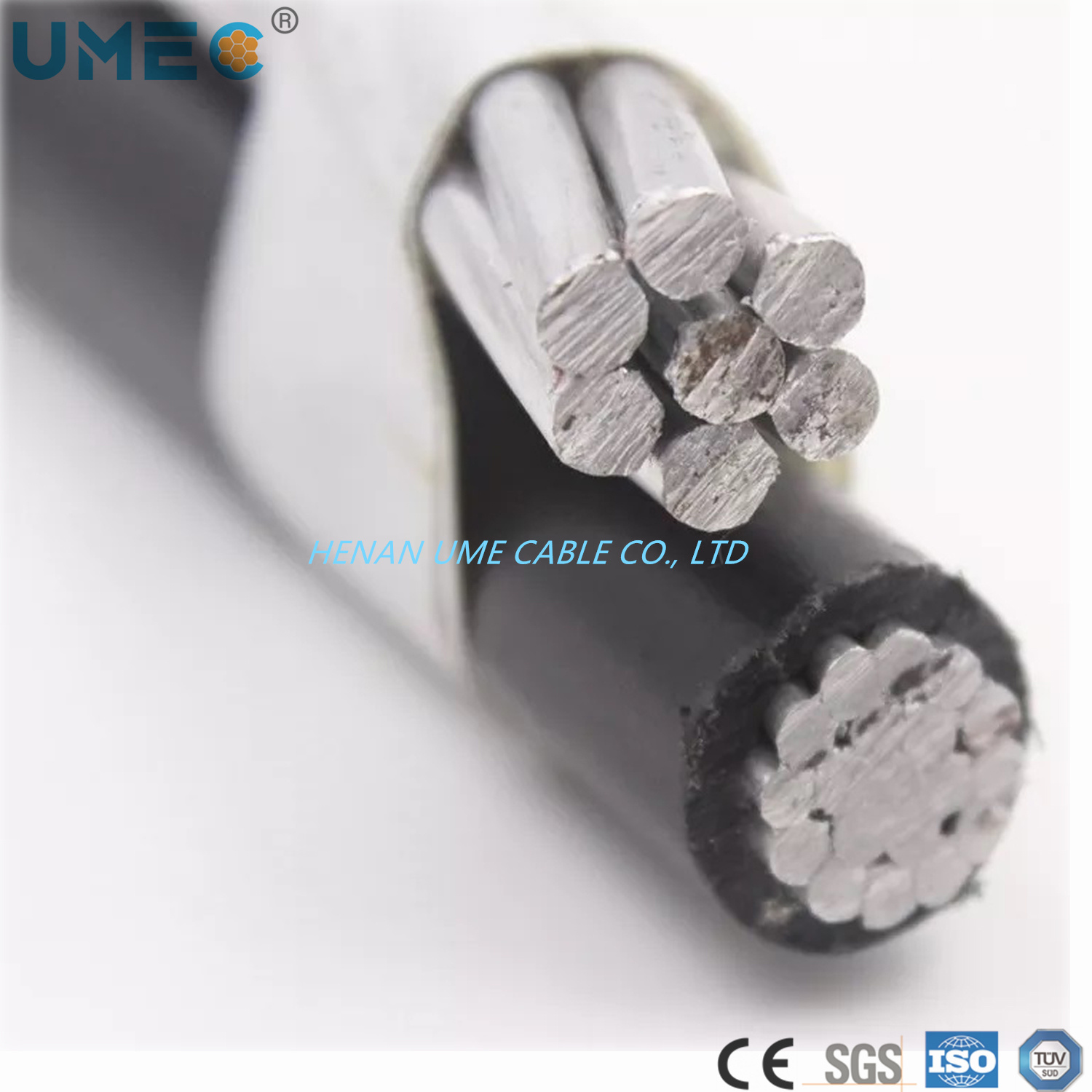 Chine Aluminium nu en bare 0.6-1kv conducteur AAC/AAAC ACSR câble de service drop fil duplex fabrication et fournisseur