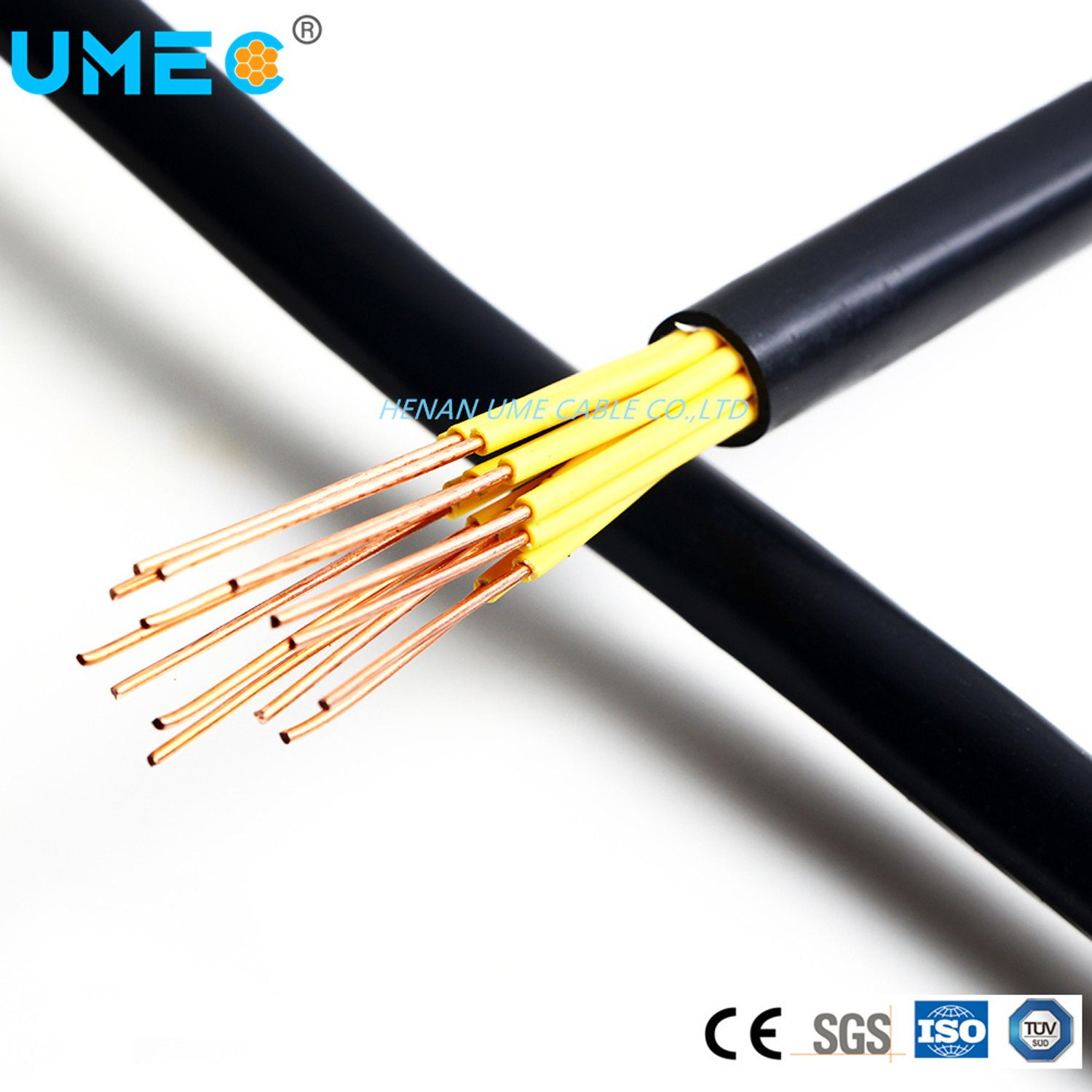 Class1 Conducteur Solide Conducteur Toronné Class2 Câble de Contrôle en Cuivre Basse Tension 12 Fil 12*0.5mm 4*4mm 18*1.5mm Câble de Contrôle Électrique