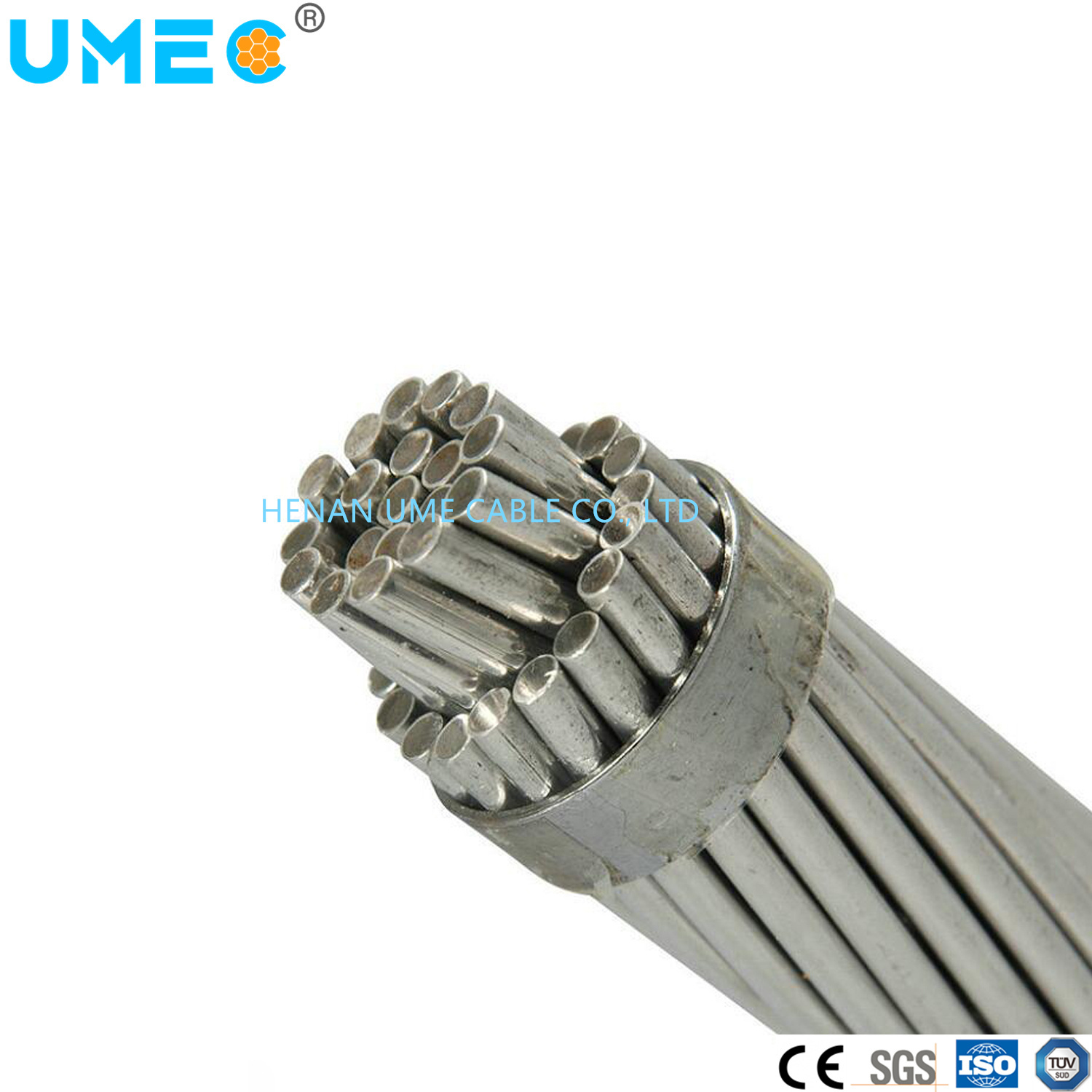 Fio elétrico 1340MPa1310MPa Alumoweld /Fio de aterramento/Acs/Aço revestido de alumínio trançado para fio eletrolítico ASTM