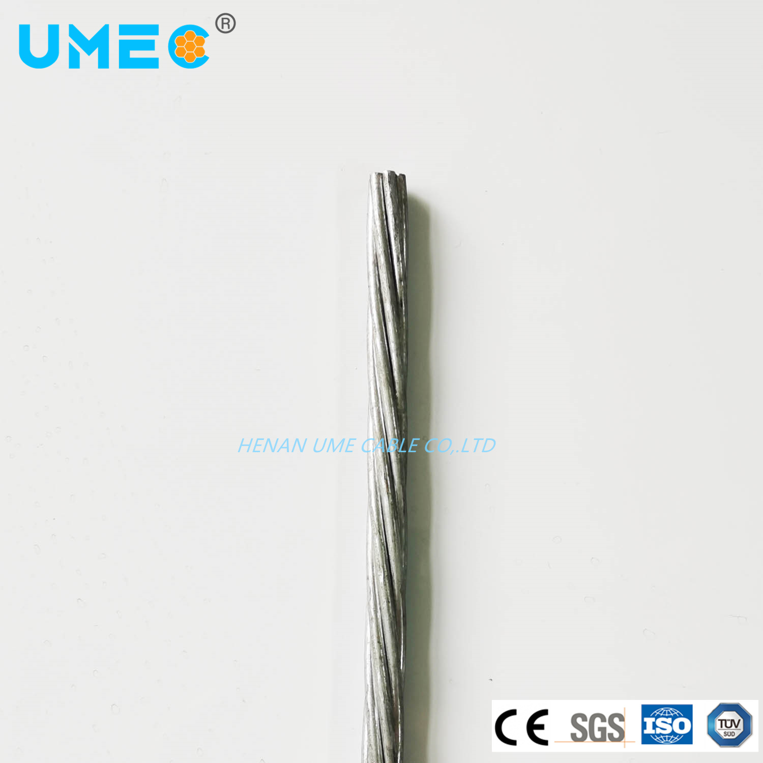 Electric High Carbon Steel Gi Wire 7/0.33mm Galvanized Steel Wire Electrical Cable