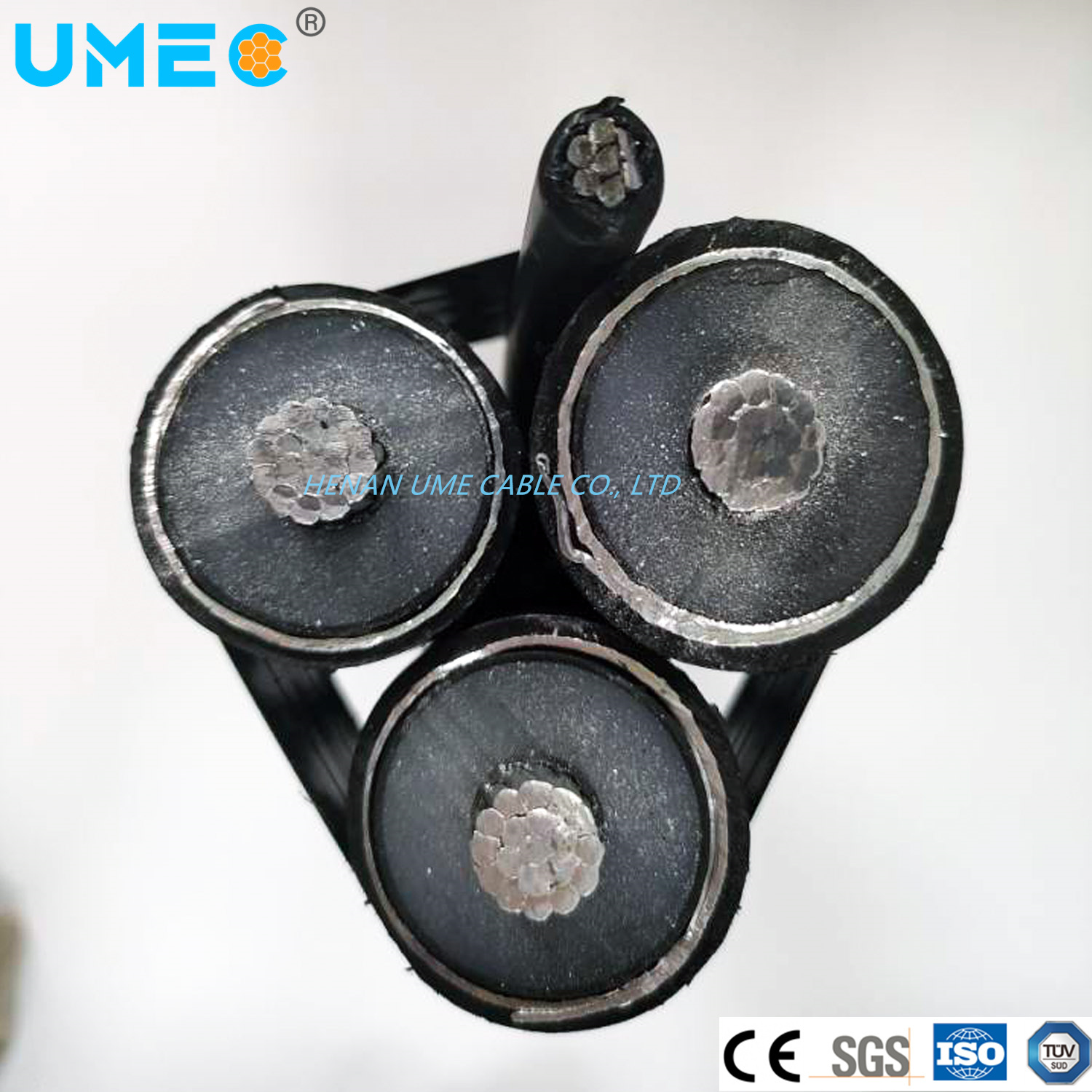 Electric Mv Overhead Stranded Compacted Circular AAC/ACSR Aluminum Conductor XLPE Insulated ABC Cable Wire