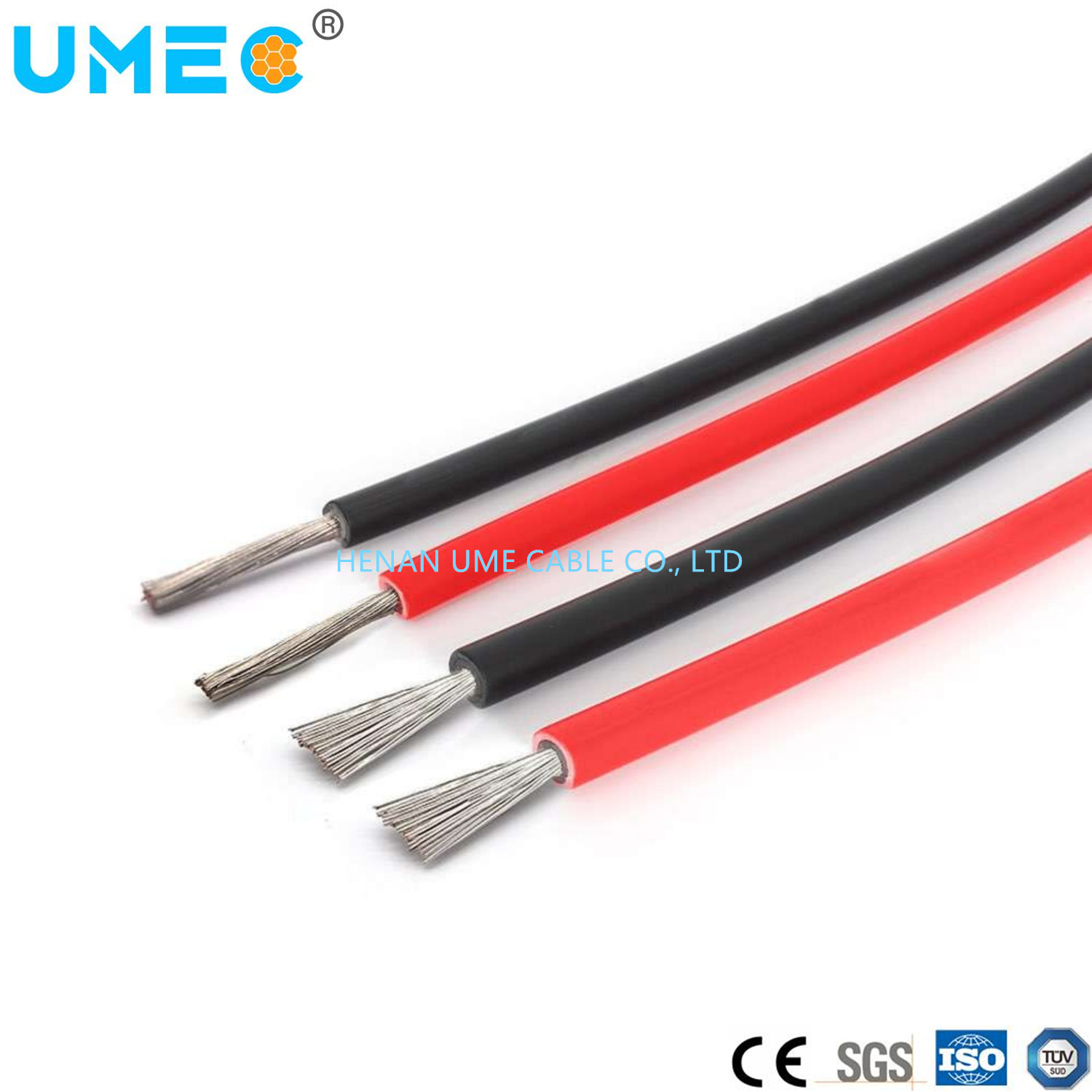 Electrical Cable Solar PV Cable with Tinned Copper Conductor Cable