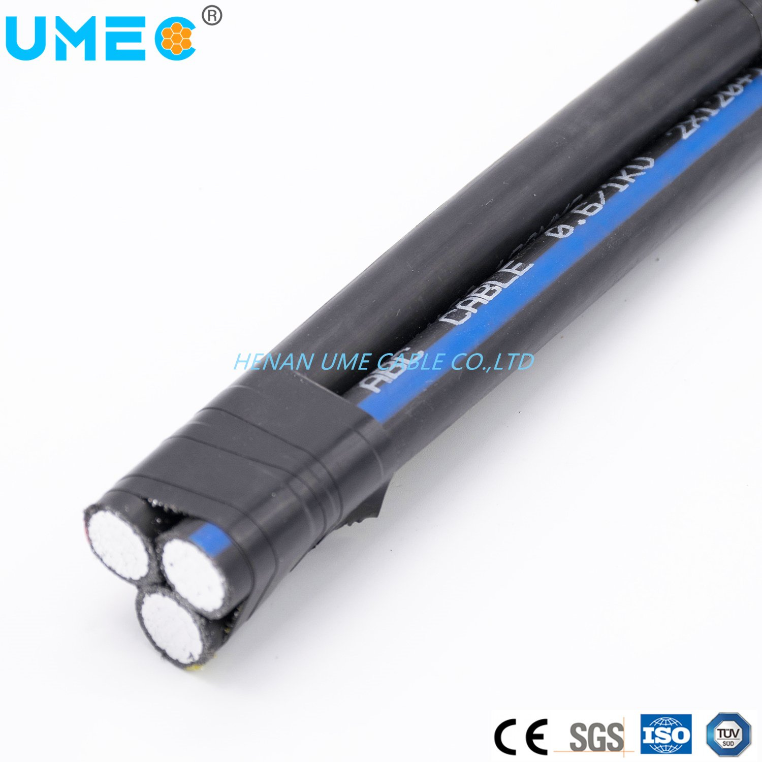 Electrical Wire Cable 0.6/1kv PVC/XLPE/PE Insulated Overhead Electric Transmission Aerial Bundled Cable Power ABC Price for Electricity Overhead