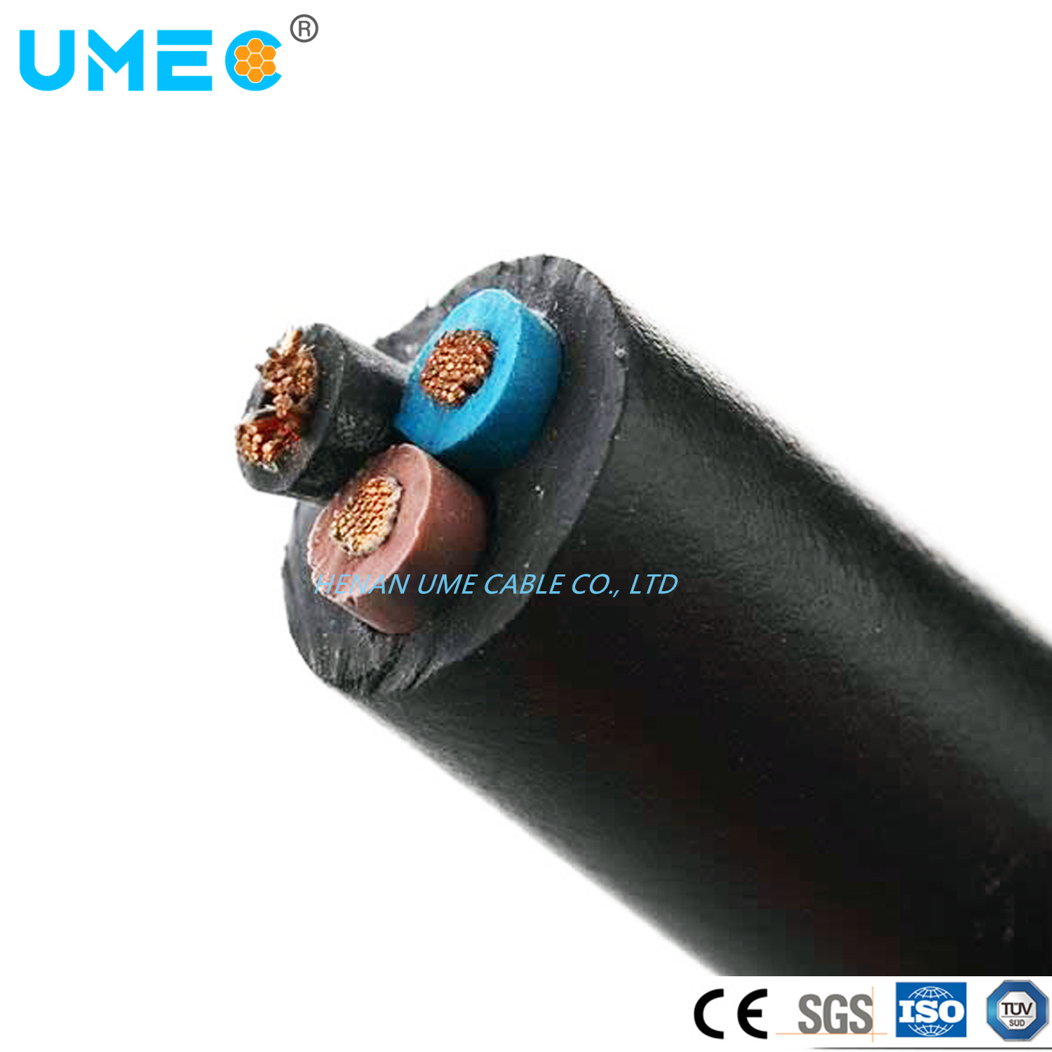 Câble électrique flexible en cuivre CPE/Epr/EPDM européen H07bb (RN) -F H05bb (RN) -F