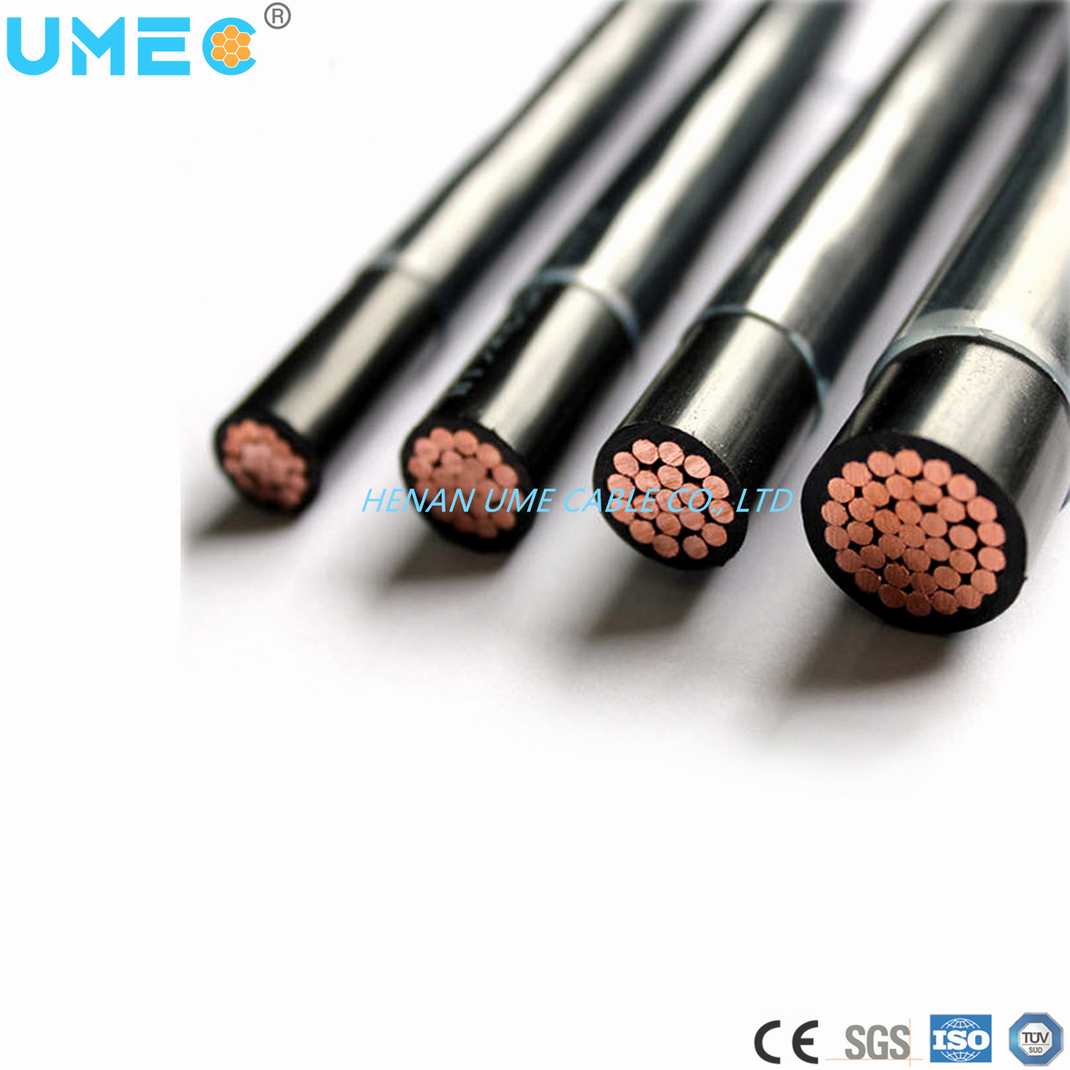 Factory Direct 600V Oxgen-Free Copper Conductor Nylon Jacket Thhn Thwn Wire Cable