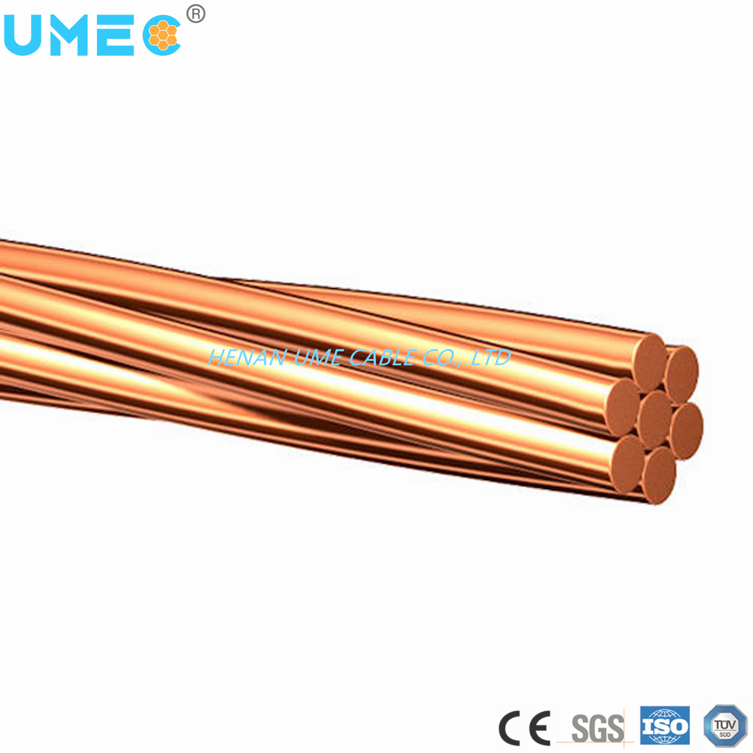 Hard Drawn Bare Copper Wire Solid and Strand Bare Conductor Hard Drawn Copper