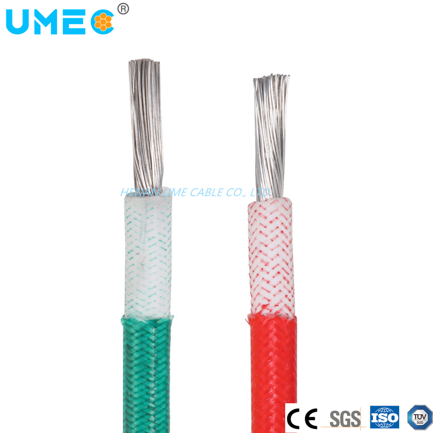 Heat Resistant Silicone Single Core Qith Glass Fiber Braiding +180º C Hook-up Wire 1.5 2.5 4mm²