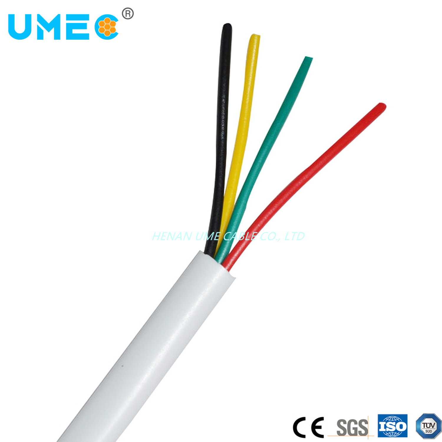 IEC ASTM Standard 1/2/3/4/5/6 Cores Rvv H05vvf Wire