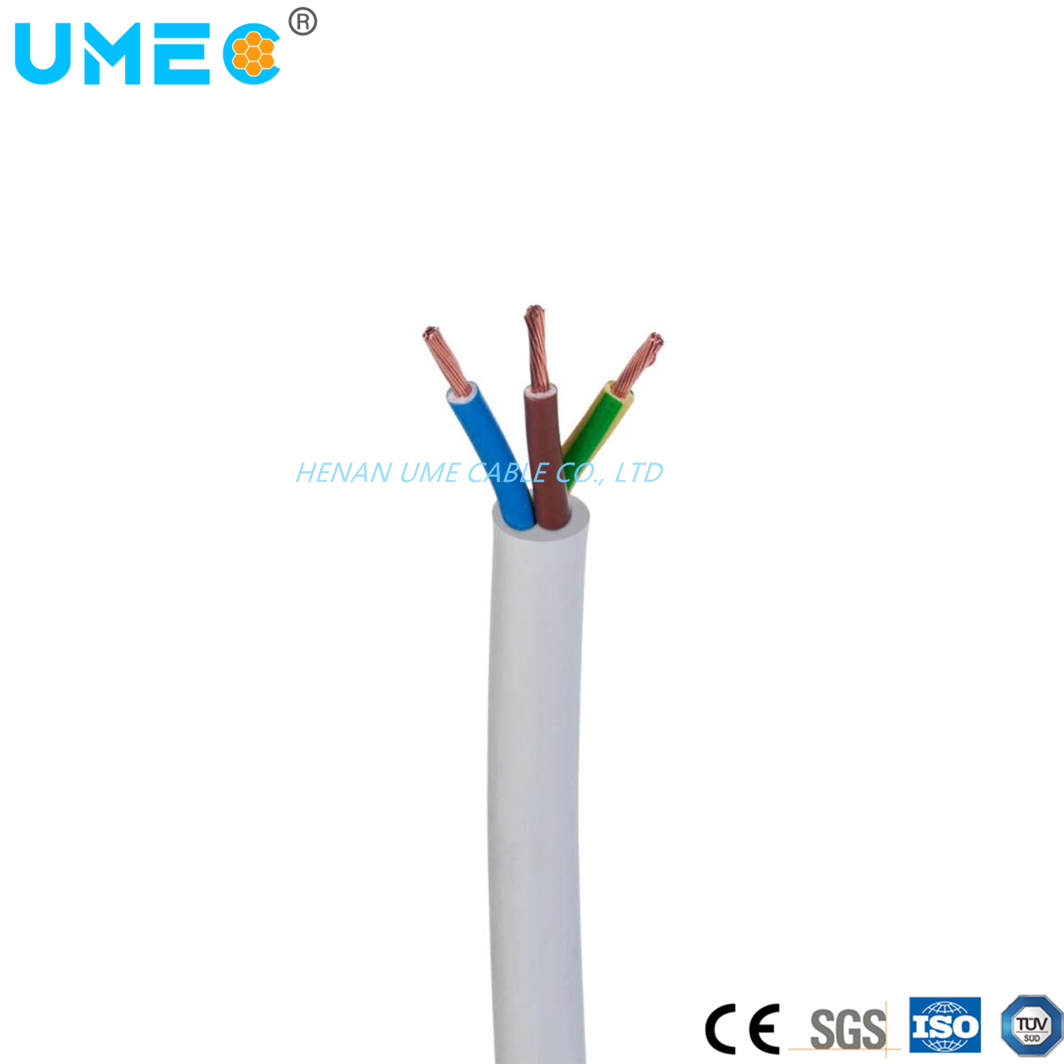 IEC Standard Customization Rvv H05VV-F Rvvp Myym Four Three Two Core Electric Cable