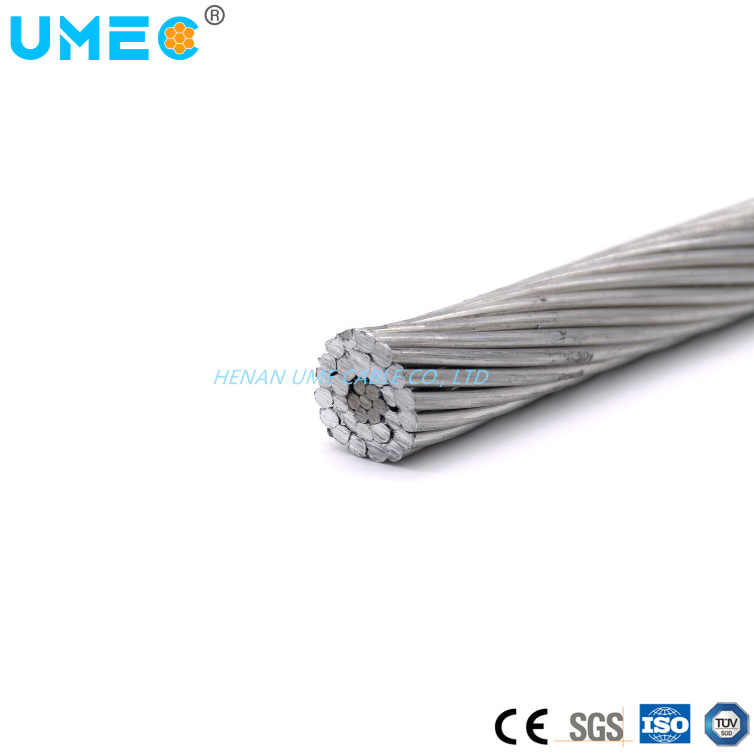 China Cable de transmisión aéreo conductor de aleación de aluminio totalmente reforzado con acero ACSR fabricante y proveedor