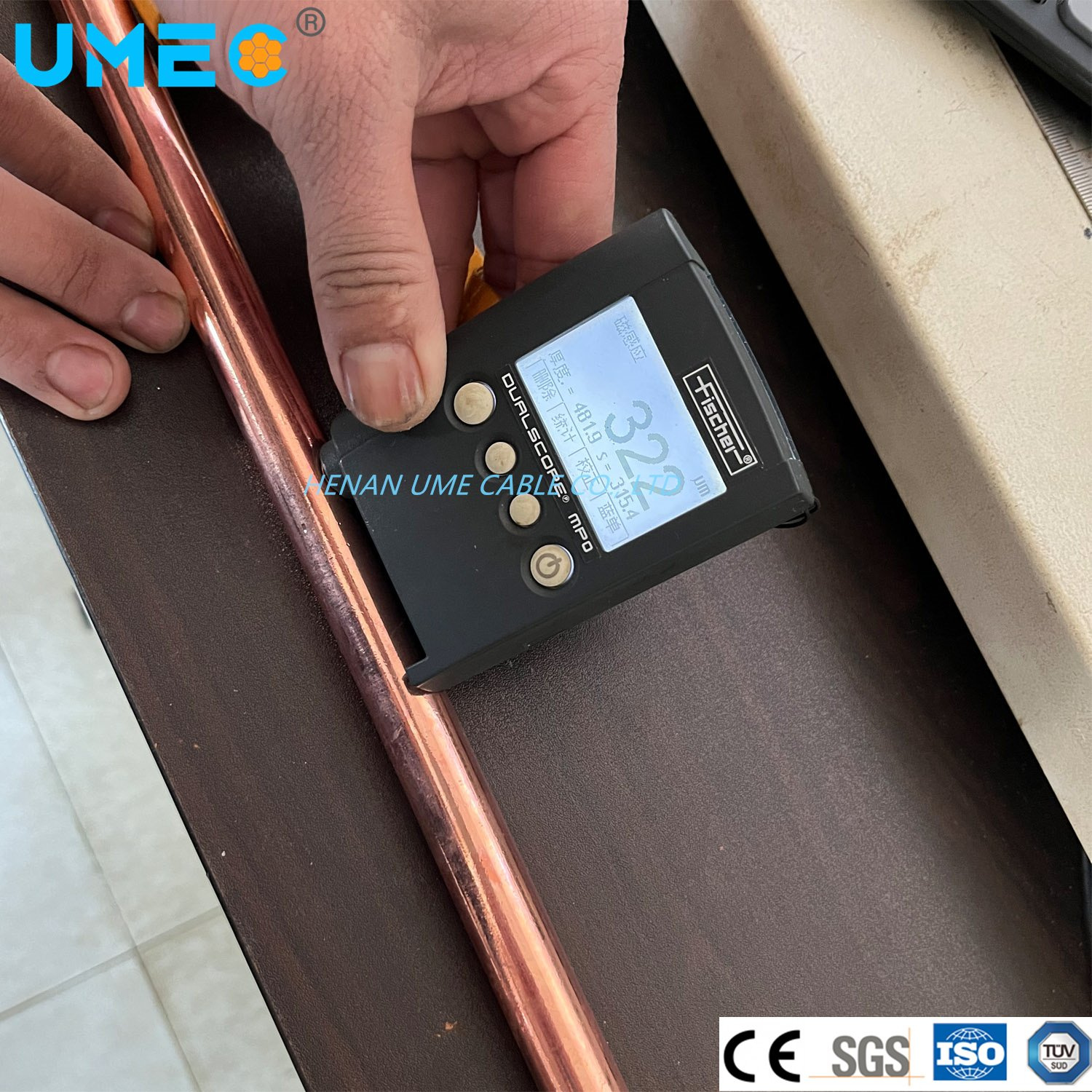 Single Point Copper Layer Thickness 0.254mm Steel SAE 1010 Q235 Copperweld Rod