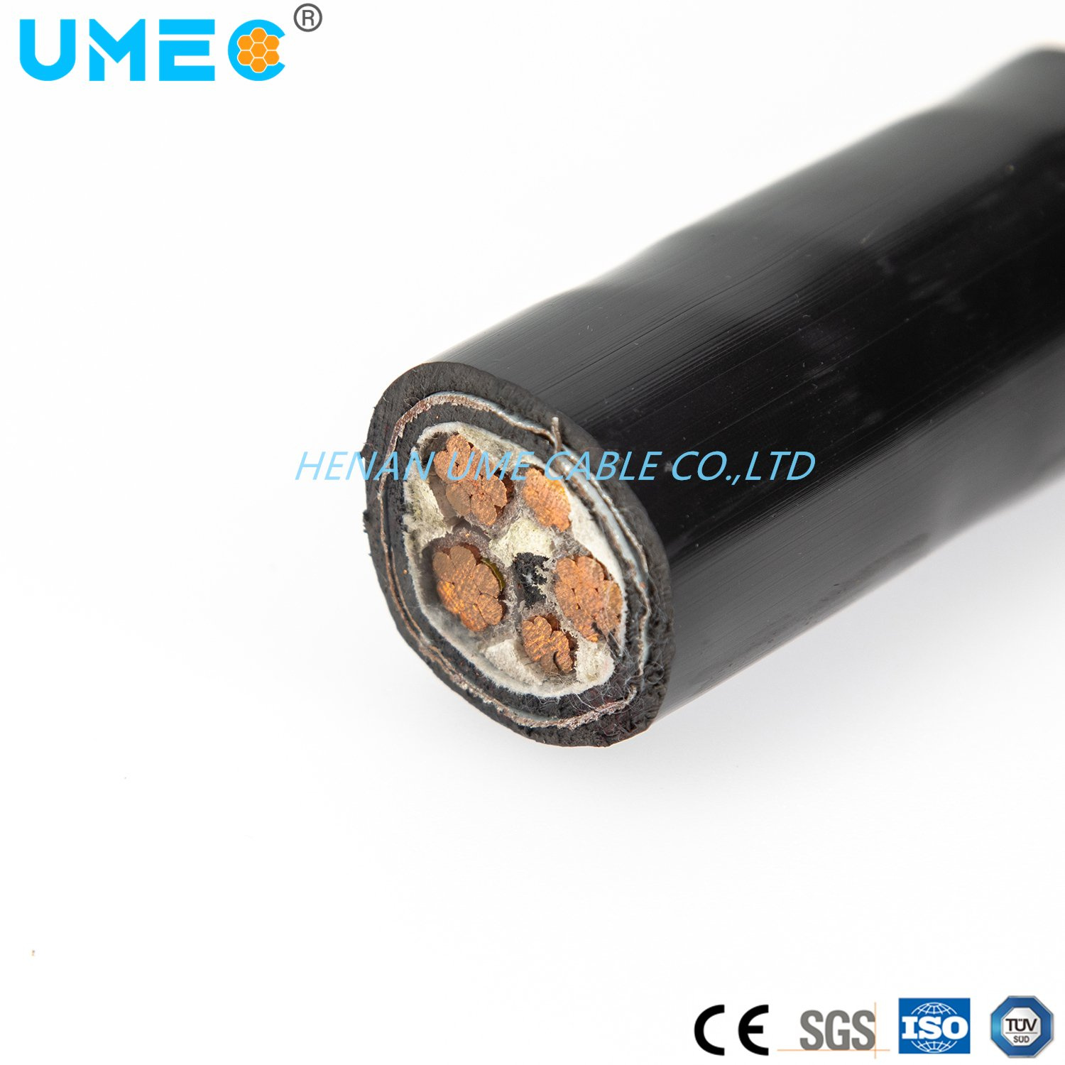 Câble d′alimentation à puissance douce avec cœur en cuivre et isolation en PVC