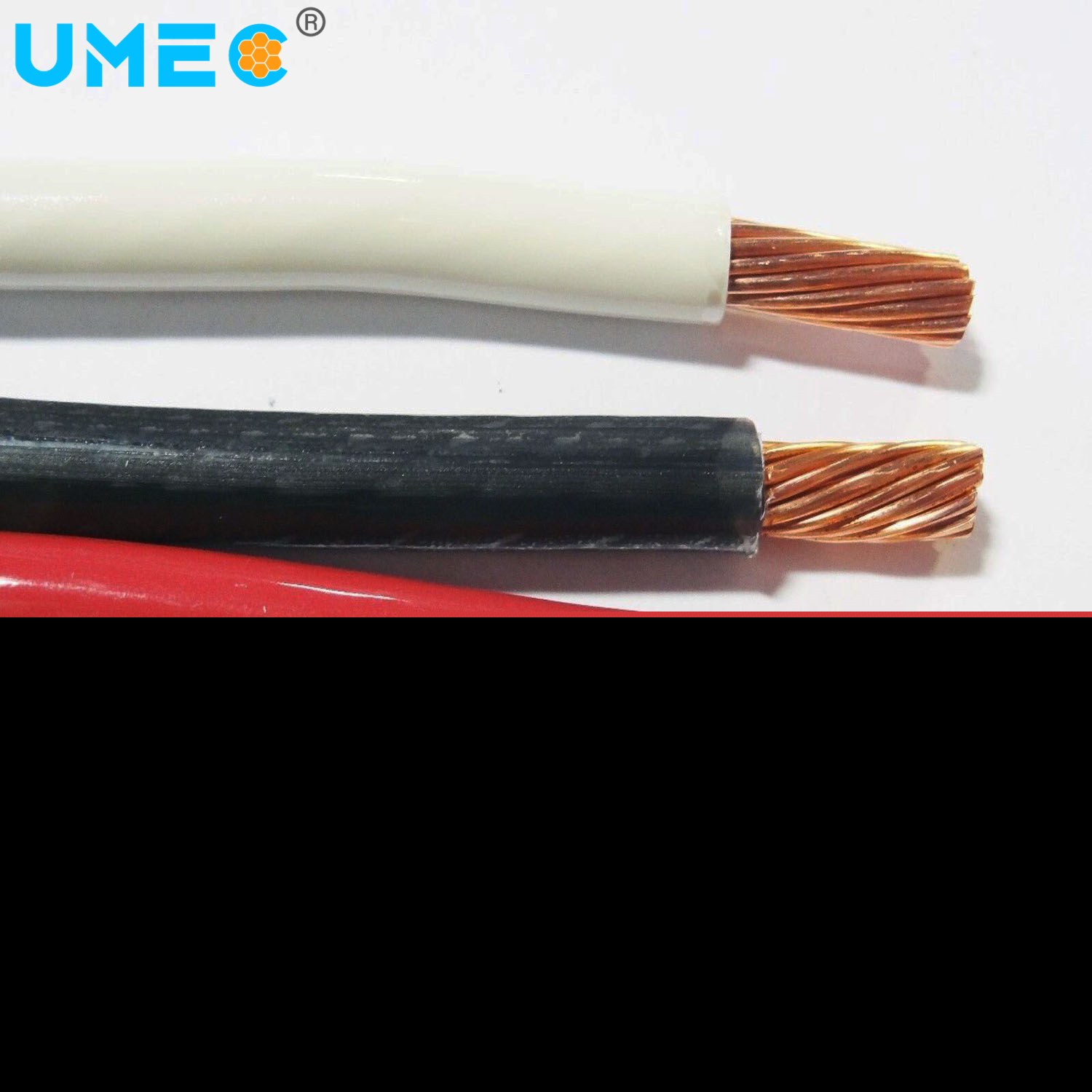 Thhn 6 AWG Gauge Green Black Red Nylon PVC Stranded Copper Building Wire Cable