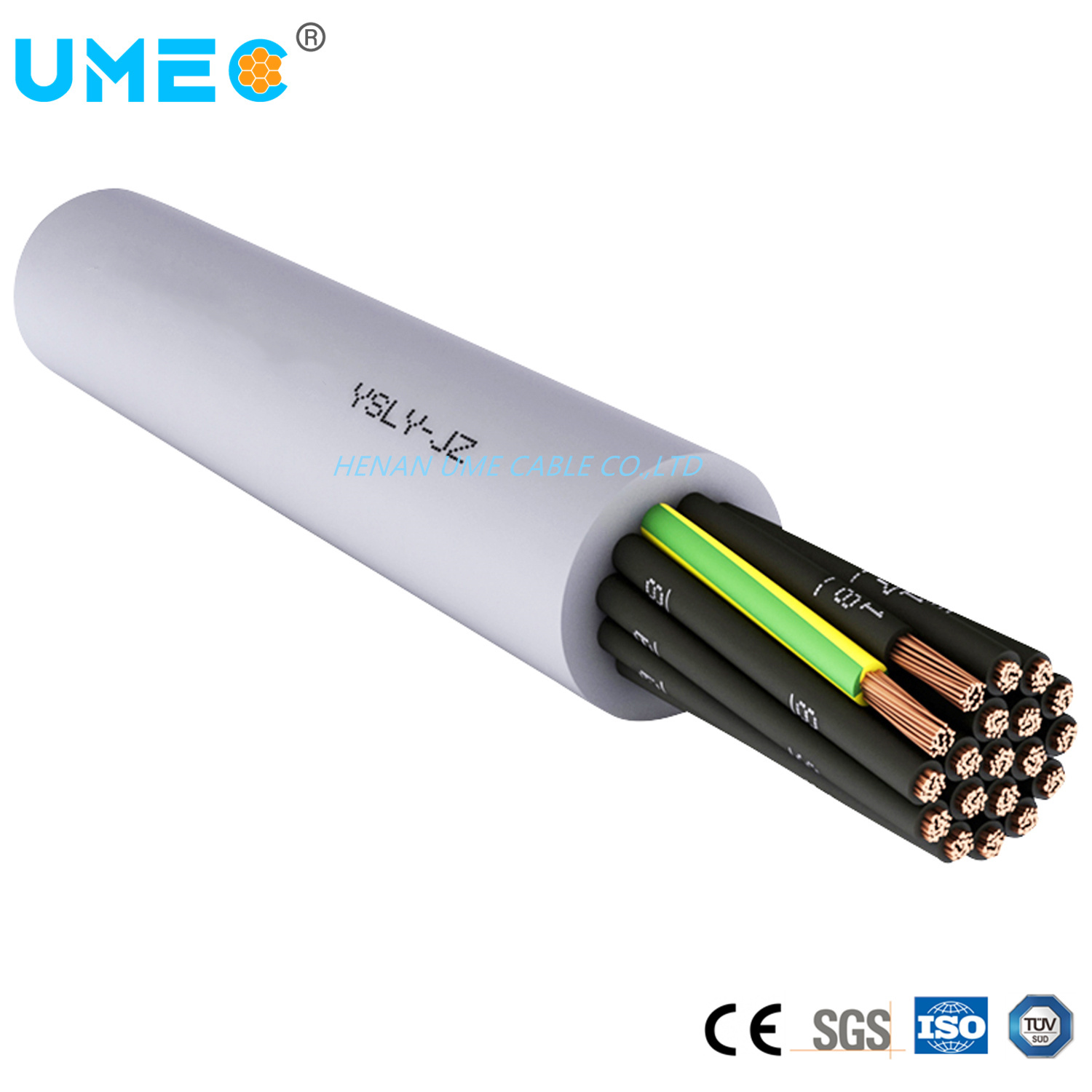 Câble de contrôle PVC en gros 16X1mm2 16X2.2mm2 16X4mm2 Câble de contrôle d′instrument de surveillance