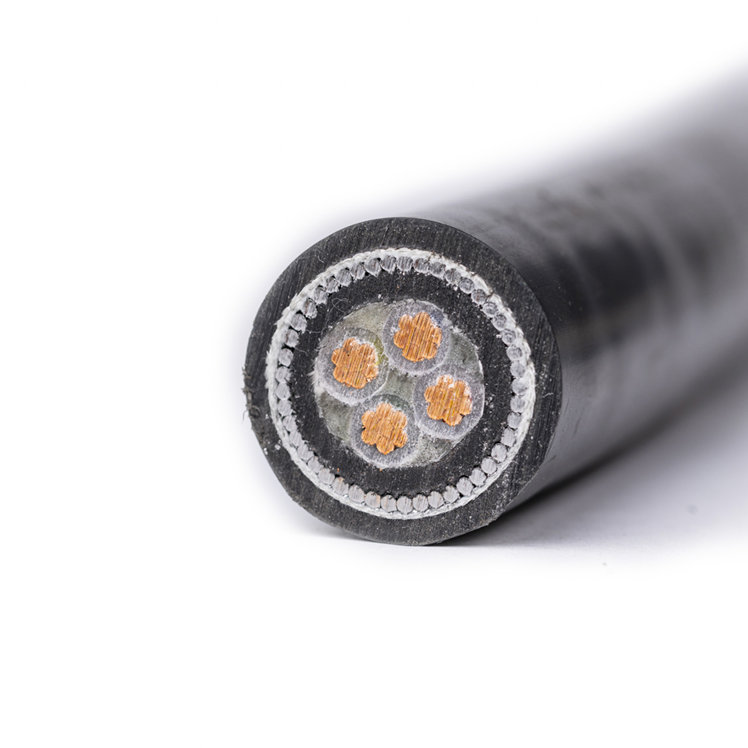 0.6/1kv 1/2/3/4/5 Conducteur en cuivre-aluminium 4/6/10/25/35/70/120/150mm2 Câble isolé en PVC