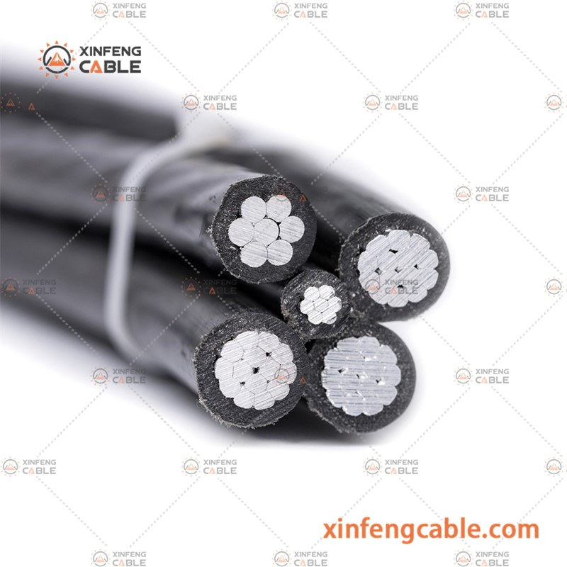 0.6/1kv Aluminum Multi-Core PVC Insulated and Jacket Overhead Cable