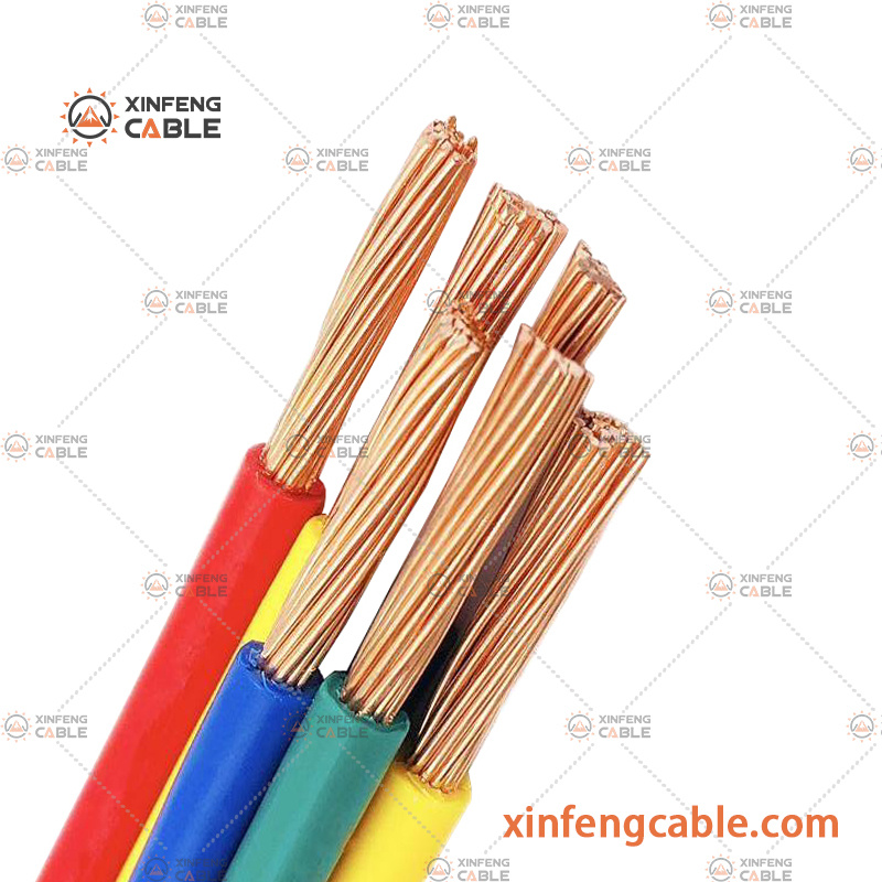 0.6/1kv Fil électrique en cuivre conducteur isolé en PVC XLPE