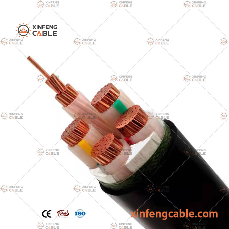 0.6/1kv Flame Retardant PVC Sheathed Low Voltage Copper Core XLPE Insulation Power Cables LV Cable