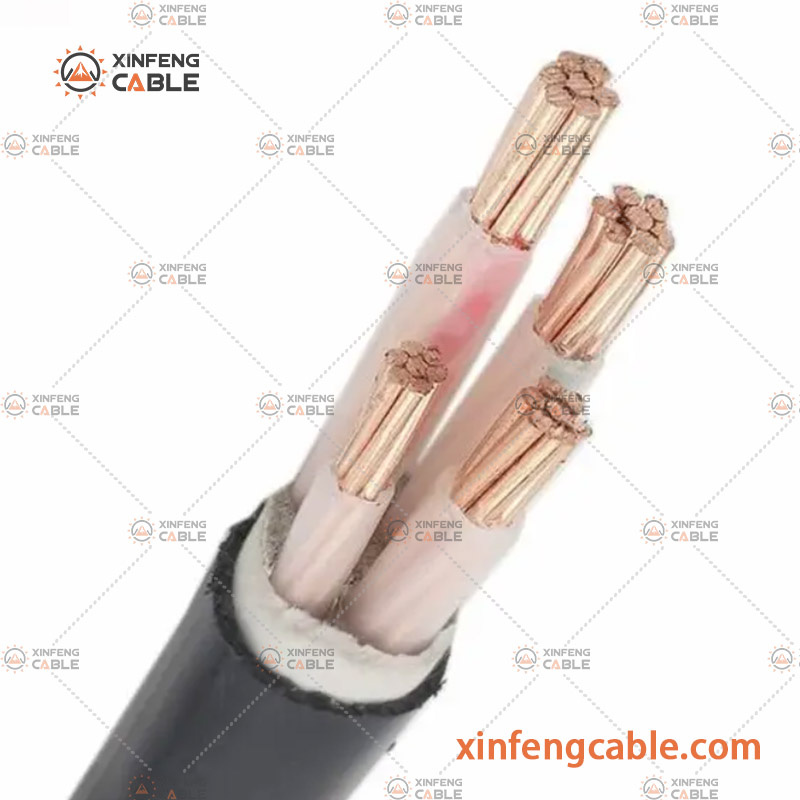 0.6/1kv Low Voltage 4 Core XLPE Insulated Transmission Line Power Cable