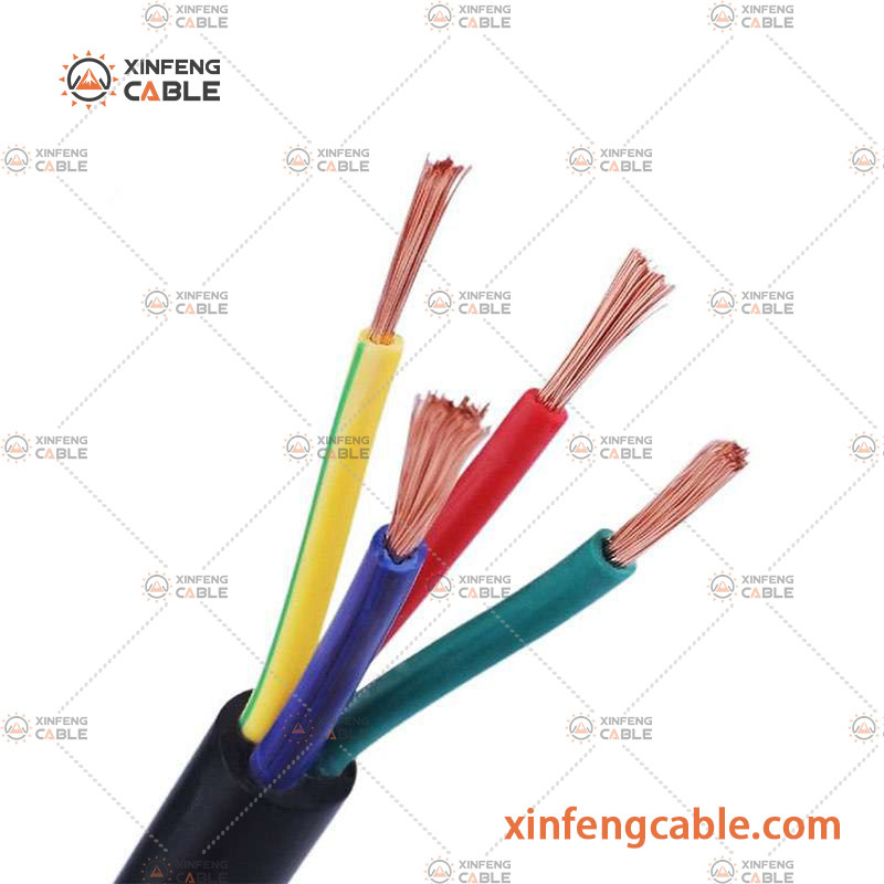 0.6/1kv Low Voltage PVC Insulated and Jacket Flexible Wire Electrical Cables