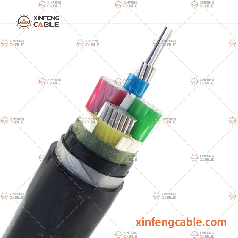 0.6/1kv PVC Sheathed Low Voltage Copper Core Steel Tape/Wire Armoured XLPE Insulated Power Cable