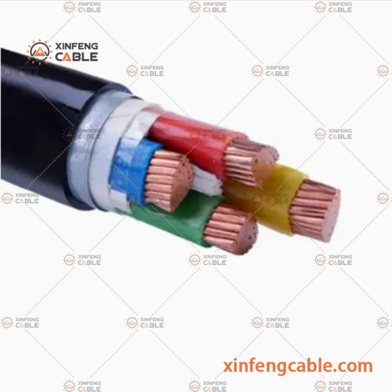 0.6/1kv Power Cable PVC Sheathed XLPE Insulated Copper Core Cables