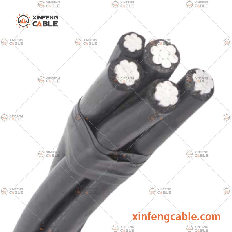 0.6/1kv Single 1 2 4 5 Core 25mm 70mm 95mm2 185mm Aluminium Aerial Bundled Overhead ABC Power Cable