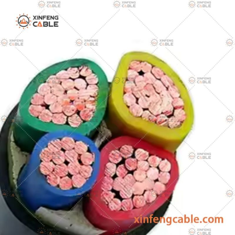0.6/1kv XLPE Insulated PVC Sheathed 4X70mm2 Electrical Cable Low Voltage Armoured Power Cable