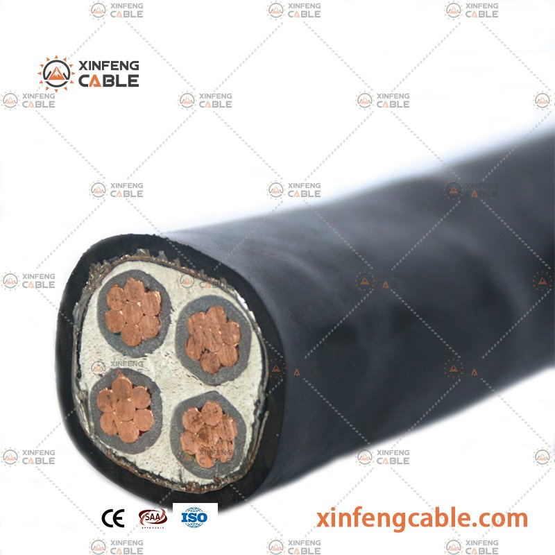 0.6/1kv Câble Tfr-CV à isolation XLPE et gaine en PVC retardateur de flamme pour tray