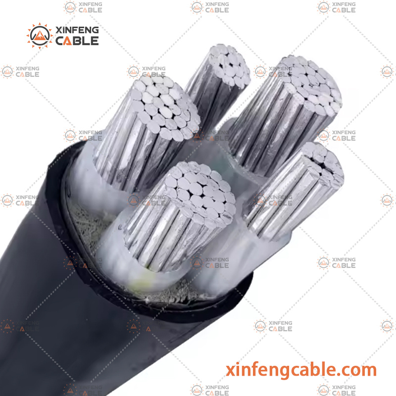 1 Core 16mm 95mm Aluminum/Copper Core Steel Wire PVC/XLPE Underground Power Armoured Low Voltage Cable