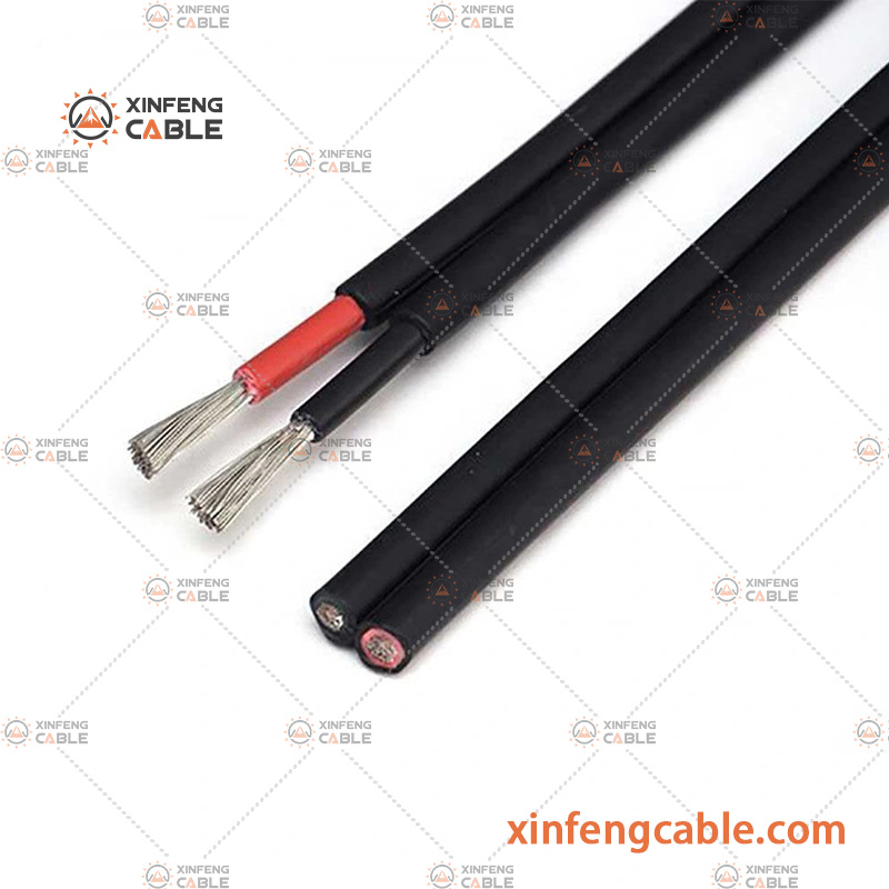 1000V 1500V Câble solaire PV en cuivre avec isolation XLPE Xlpo pour courant continu 4mm 6mm2