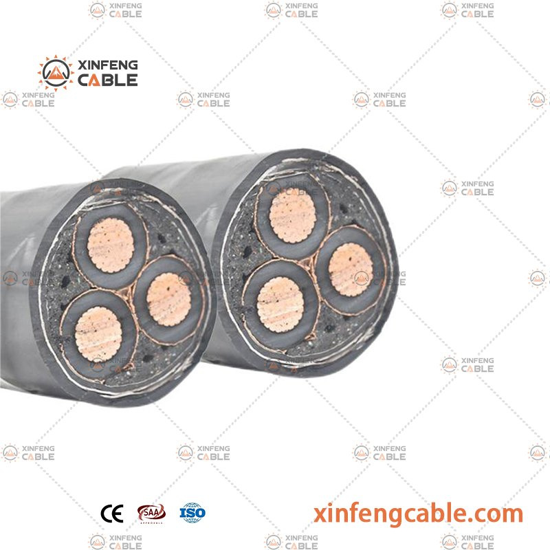 11kv Câble 3 Cœur 35mm² Conducteur Cu XLPE