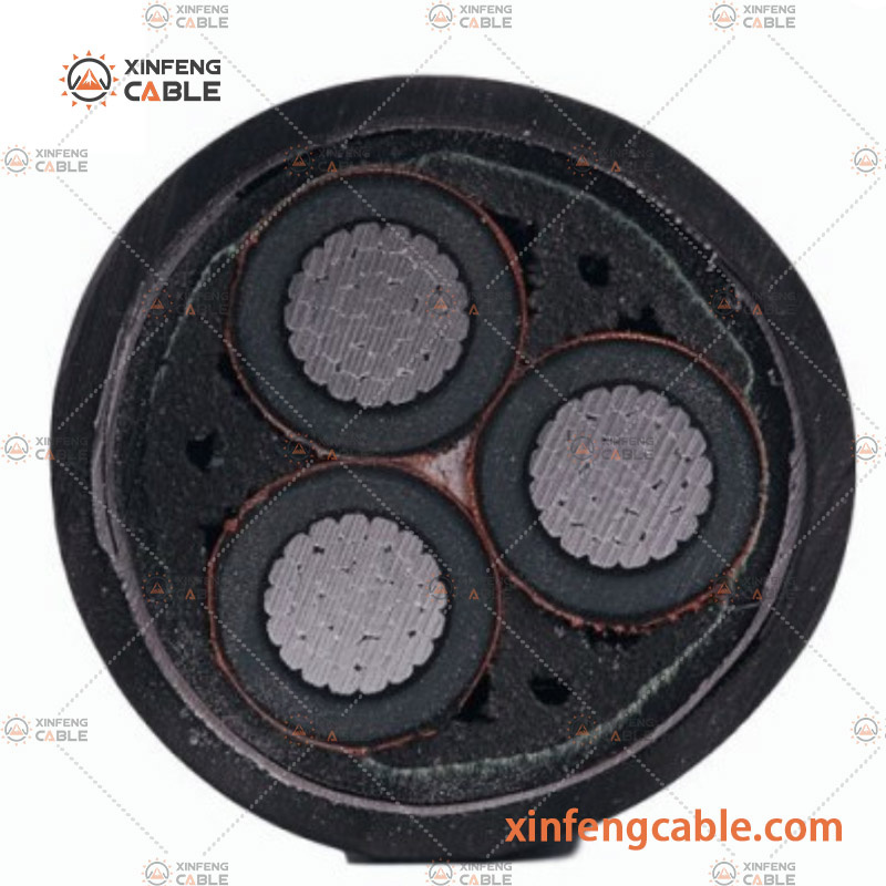 12/20kv 18/30 (36) Cabo Kv Mv Na2xs (F) 2y Al/XLPE/Cws/Cts/PE Preços de Cabo XLPE 1X50/16 1X70/25 1X240/25