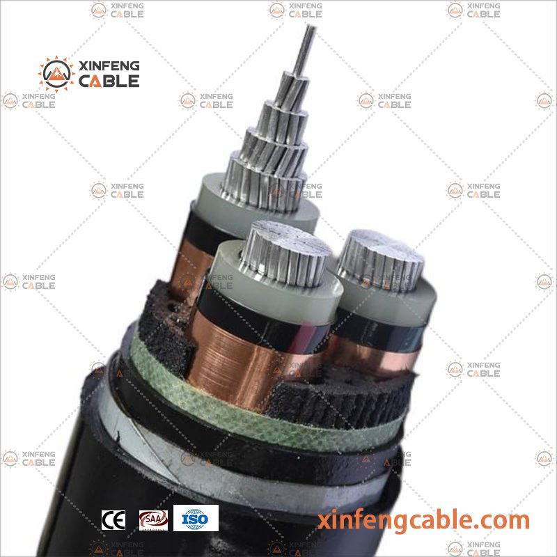 15kv Câble de veste Powerglide en aluminium Xlp