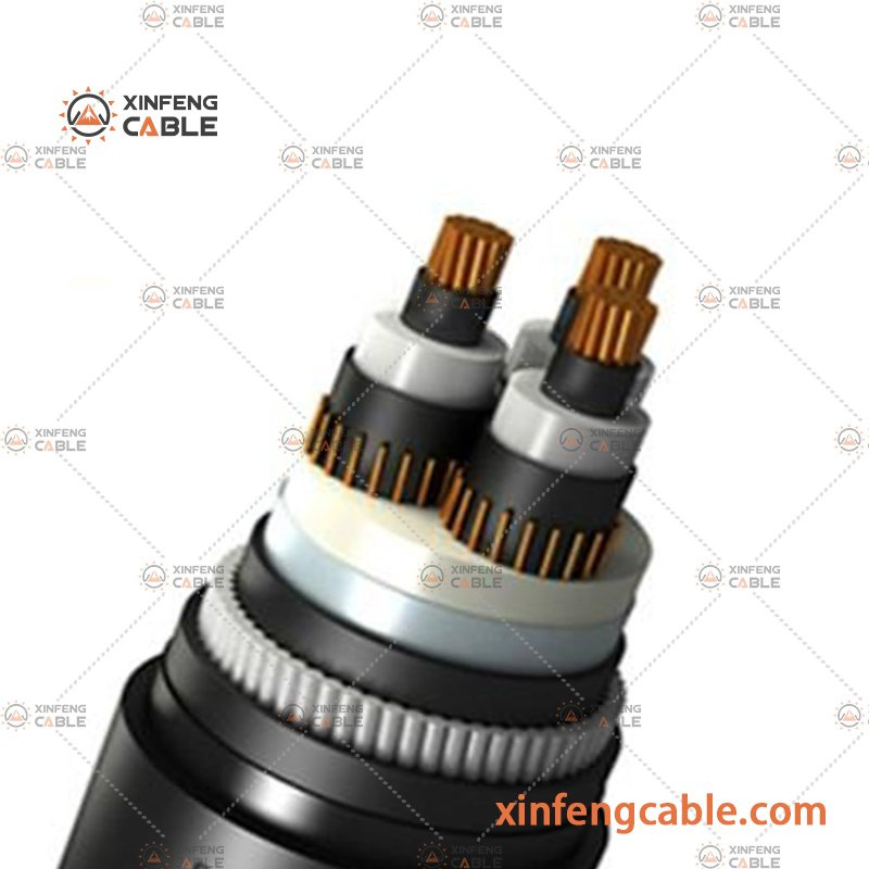 Chine 26/35kv Câble électrique à isolation XLPE avec gaine en PVC, étanche, à un ou trois conducteurs, pour tension moyenne fabrication et fournisseur