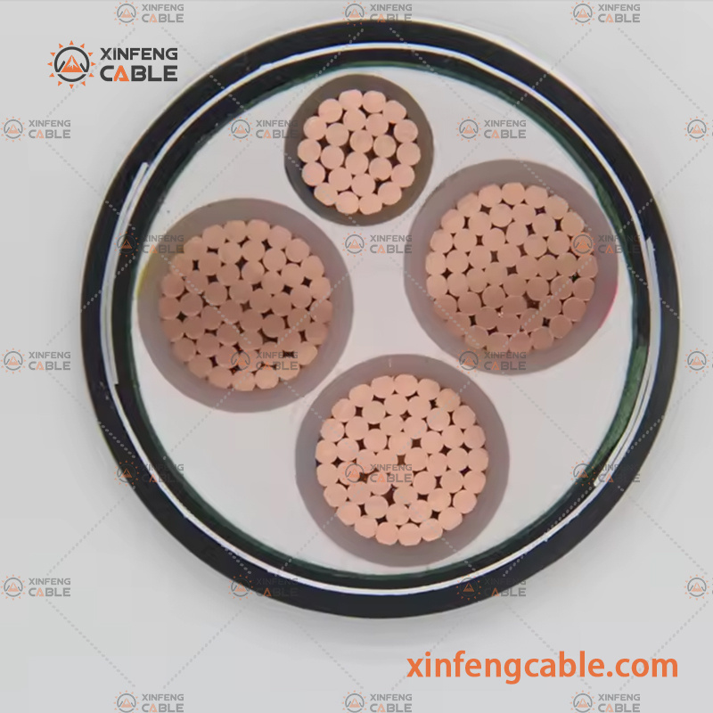 3 Core 120mm 150mm Low Voltage XLPE Steel Tape Armoured Copper Power Cable