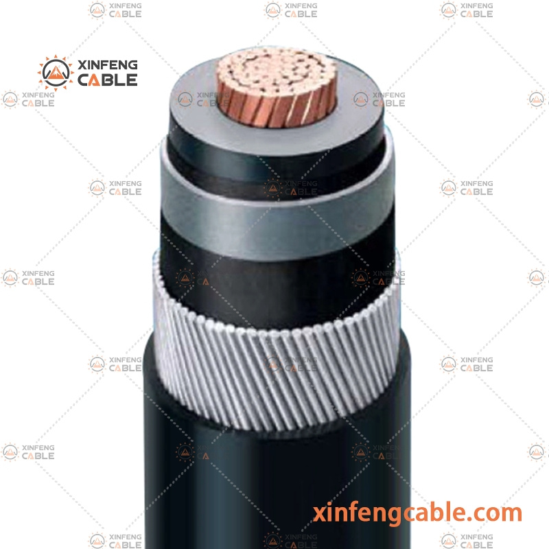 China 3 Conductor de Cobre Central Cable de Potencia Armado de Media Tensión Aislado con XLPE fabricante y proveedor