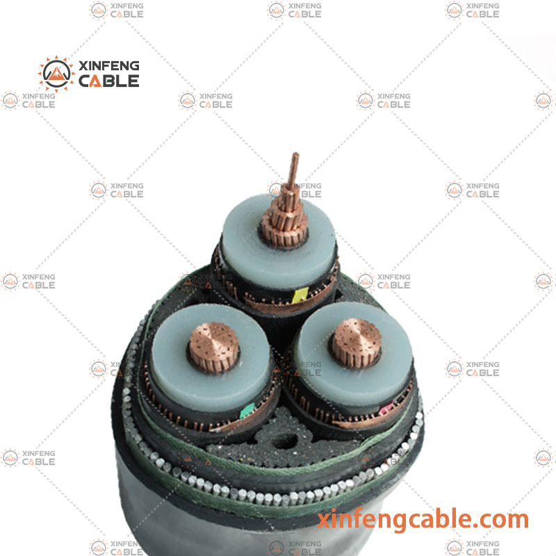 33kv PVC/XLPE/PE Insulated PVC Sheatd Aluminum Copper Conductor Sta Swa Armored Medium Voltage Power Cable